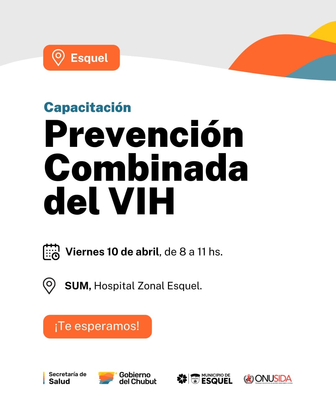 Provincia realizará en Esquel una capacitación en Prevención Combinada del VIH