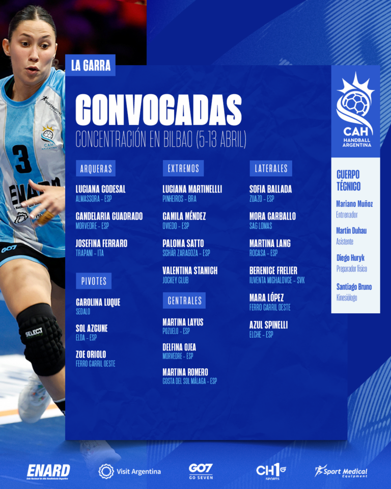 Luciana Codesal convocada al seleccionado femenino de handball