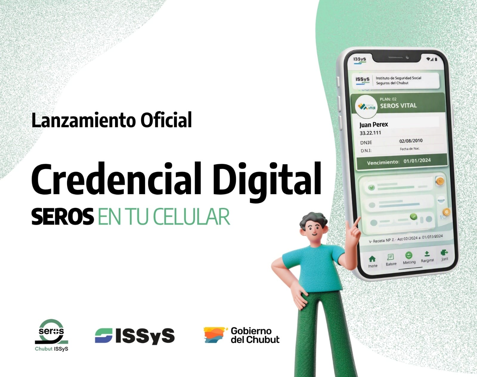 El ISSyS presentó oficialmente la Credencial Digital SEROS