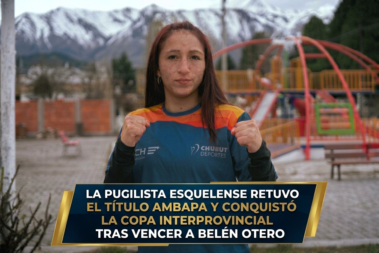 Mily González brilló en Esquel: retuvo el título AMBAPA y conquistó la Copa Interprovincial
