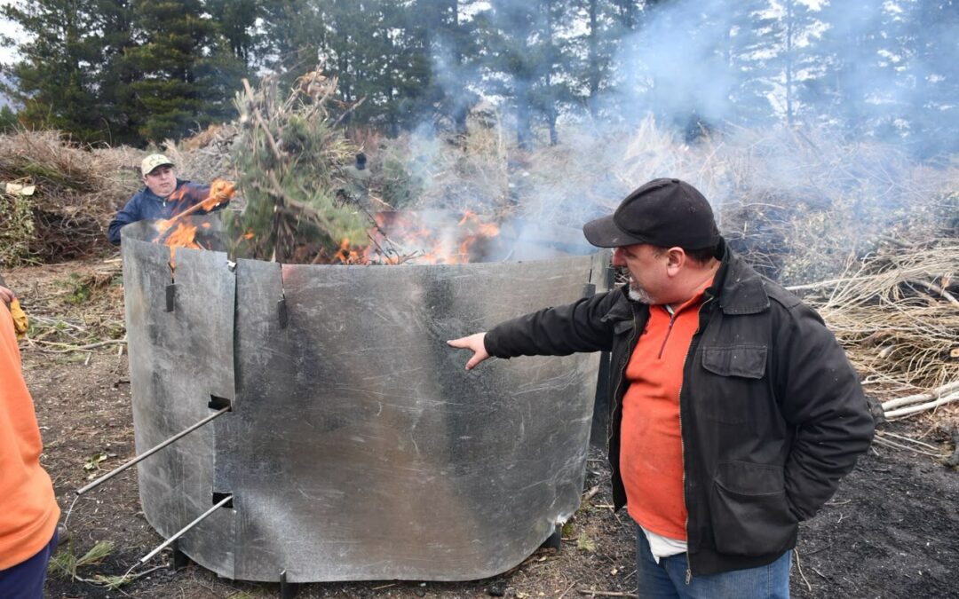 Esquel avanza en la producción de biochar y proyecta ingresar al mercado de bonos de carbono