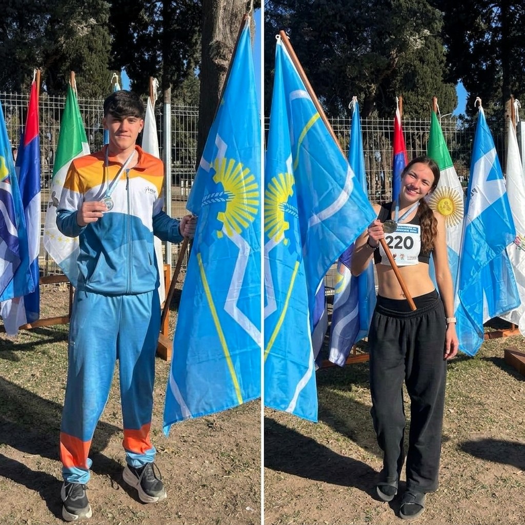 Olivia Conesa y Valentino Bonelli representarán a Chubut en el Sudamericano U18
