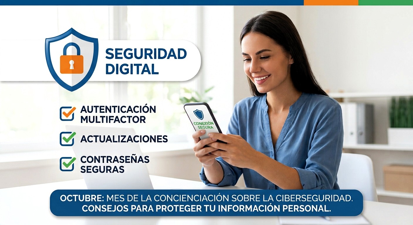 El Banco del Chubut se suma al Mes de la Ciberseguridad con recomendaciones para prevenir fraudes digitales