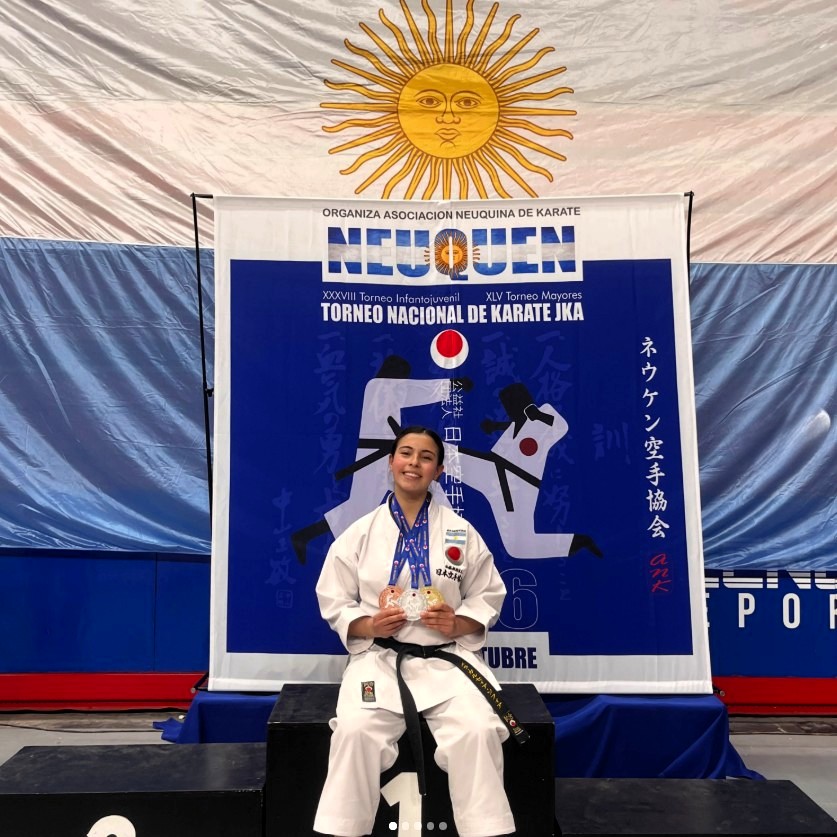 Sofía Mera brilló en Neuquén y cerró un impresionante 2026 con 14 medallas