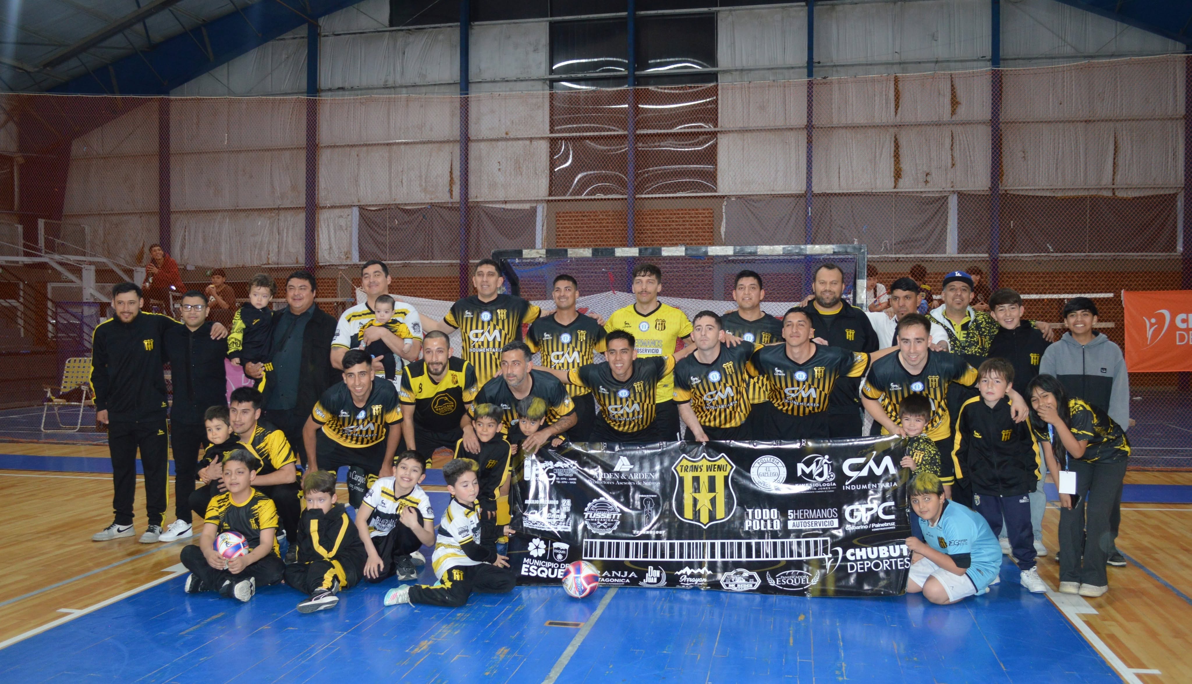 Transporte Wenu debutó con un valioso triunfo en el Panamericano de Fútbol de Salón en Esquel